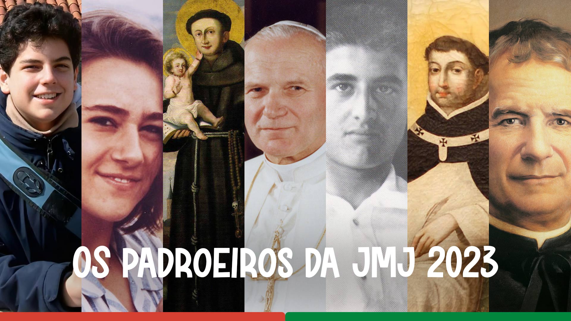 Os padroeiros da Jornada Mundial da Juventude Lisboa 2023