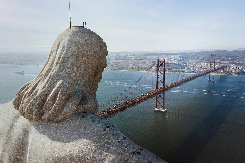 Foto panorâmica do monumento