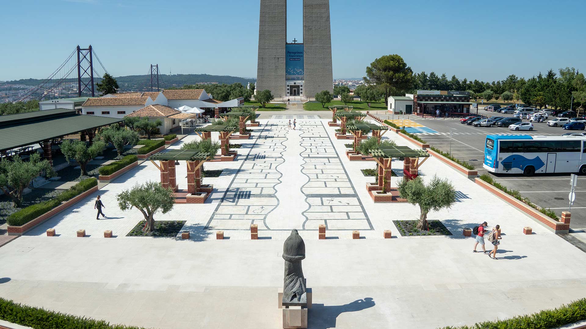 Avenida Pio XII no Santuário de Cristo Rei