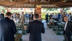 Inauguração da Avenida Pio XII no Santuário de Cristo Rei