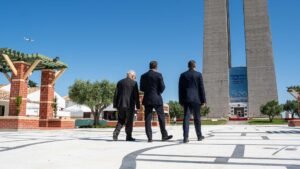 Inauguração da Avenida Pio XII no Santuário de Cristo Rei
