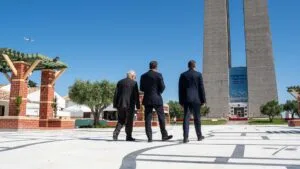 Inauguração da Avenida Pio XII no Santuário de Cristo Rei