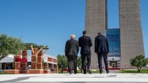 Inauguração da Avenida Pio XII no Santuário de Cristo Rei
