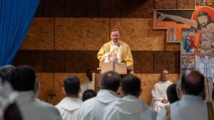 Eucaristia com D. Américo Aguiar no Santuário de Cristo Rei