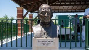 Busto de D. Manuel Martins no Santuário de Cristo Rei