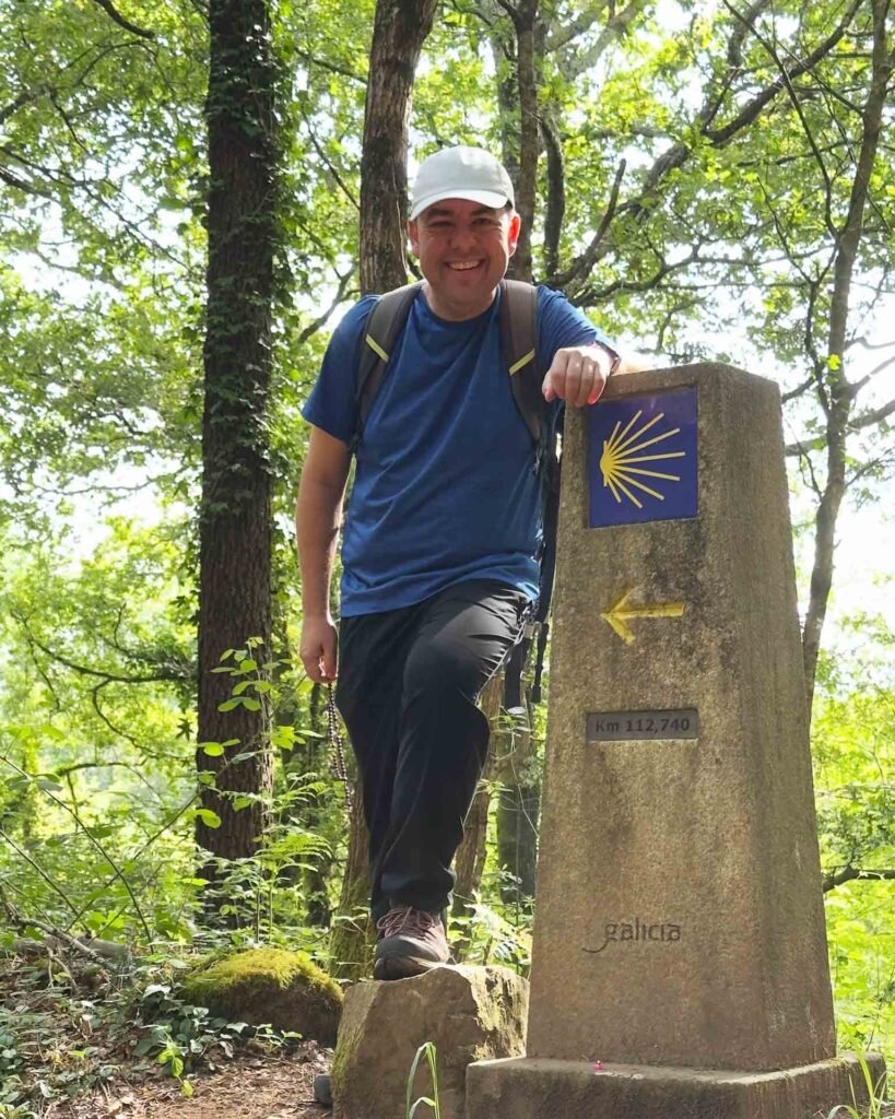 P. Custódio em peregrinação para Santiago de Compostela