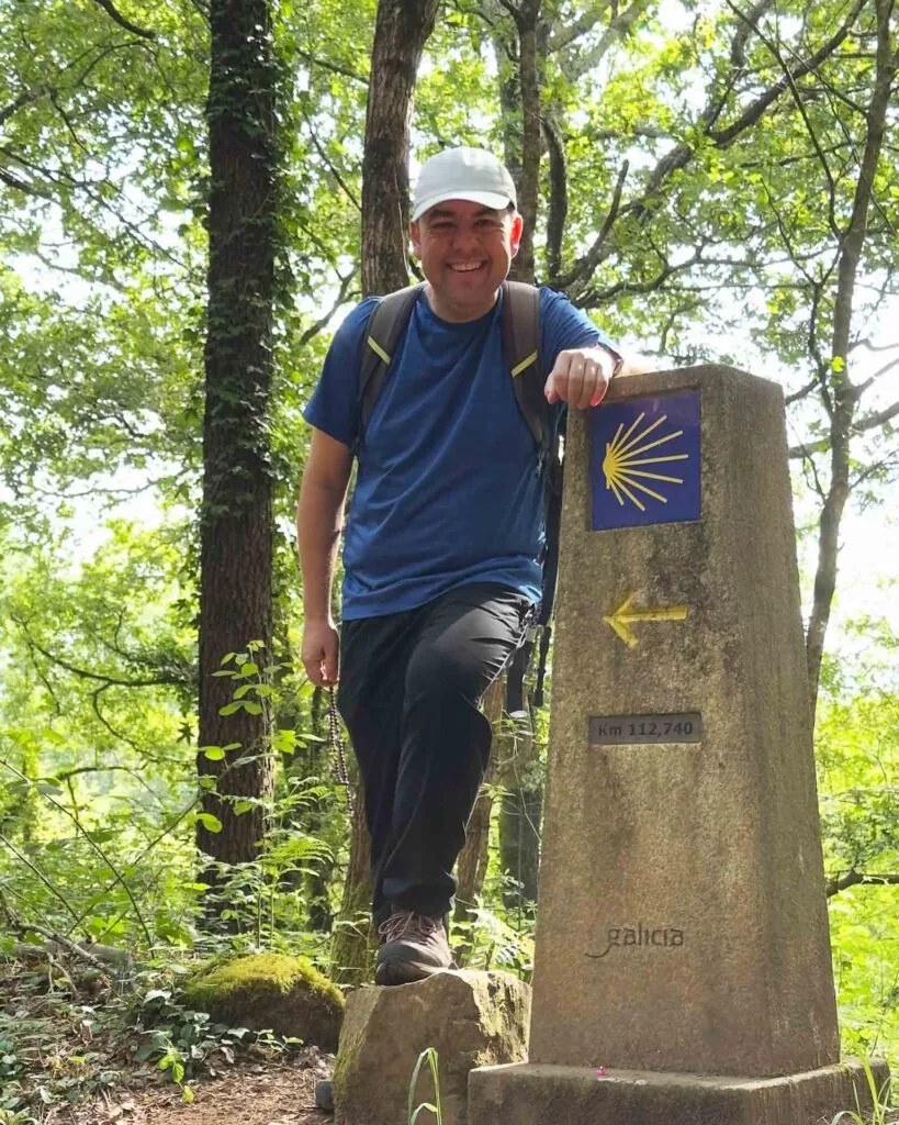 P. Custódio em peregrinação para Santiago de Compostela